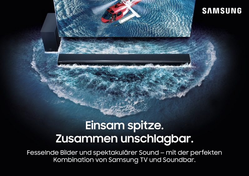 Starke Kombination: Smart-TVs und Soundbars von Samsung