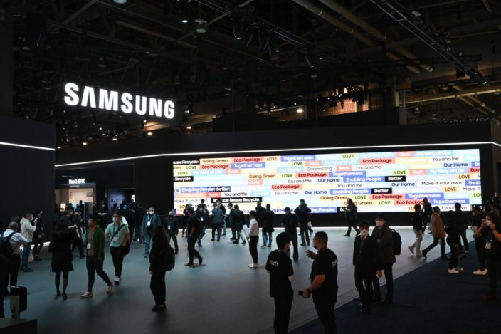 El stand de Samsung en CES 2022 muestra productos, tecnologías e iniciativas que están ayudando a la empresa a realizar su visión “Together for tomorrow”.