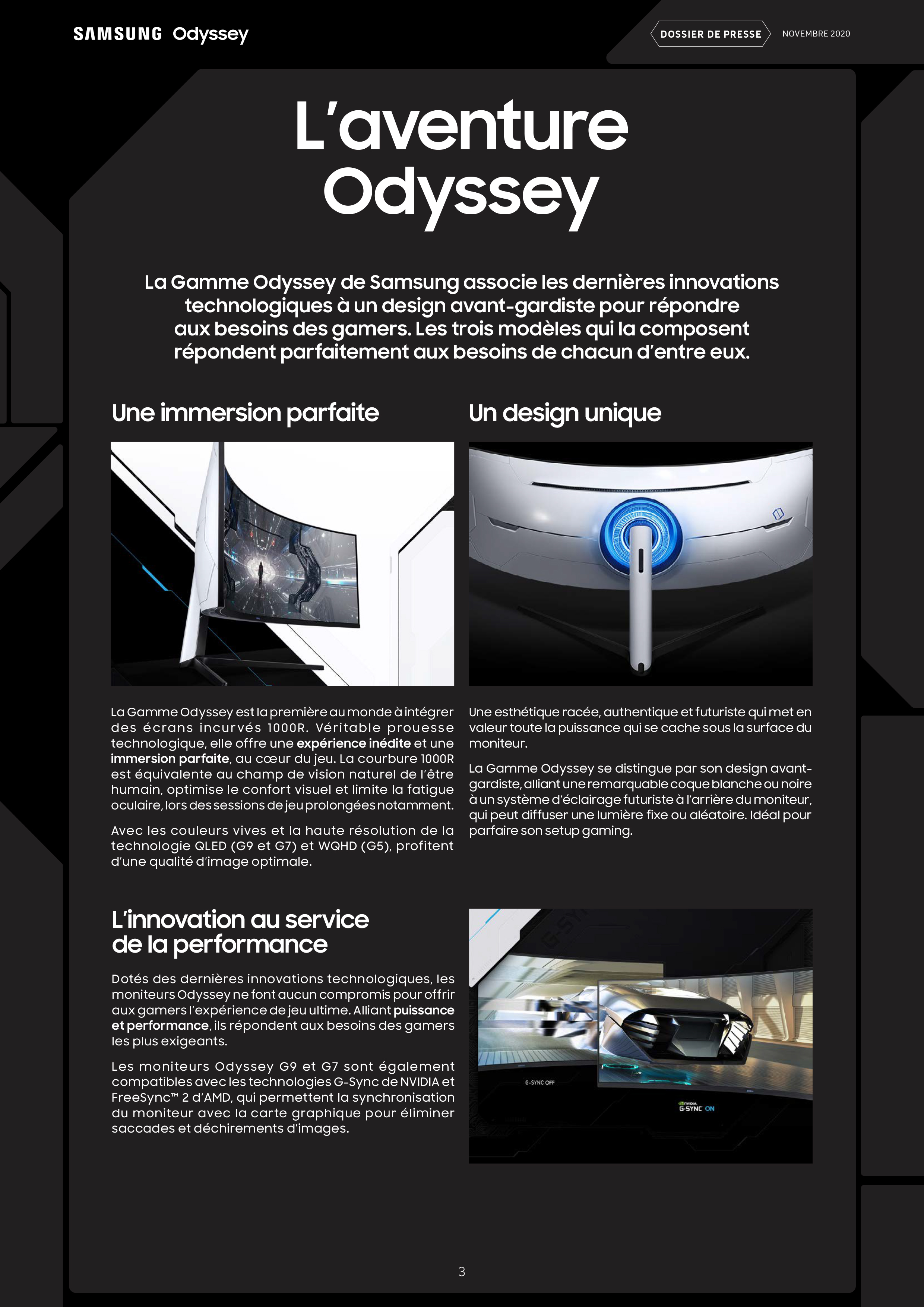Dossier de presse - Gamme Odyssey-3