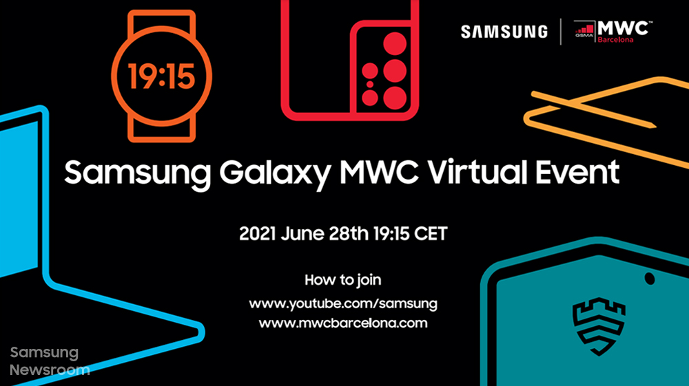 Samsung Galaxy MWC Virtual Event 2021 June 28th 19:15 CET How to join www.youtube.com/samsung www.mwcbarcelona.com